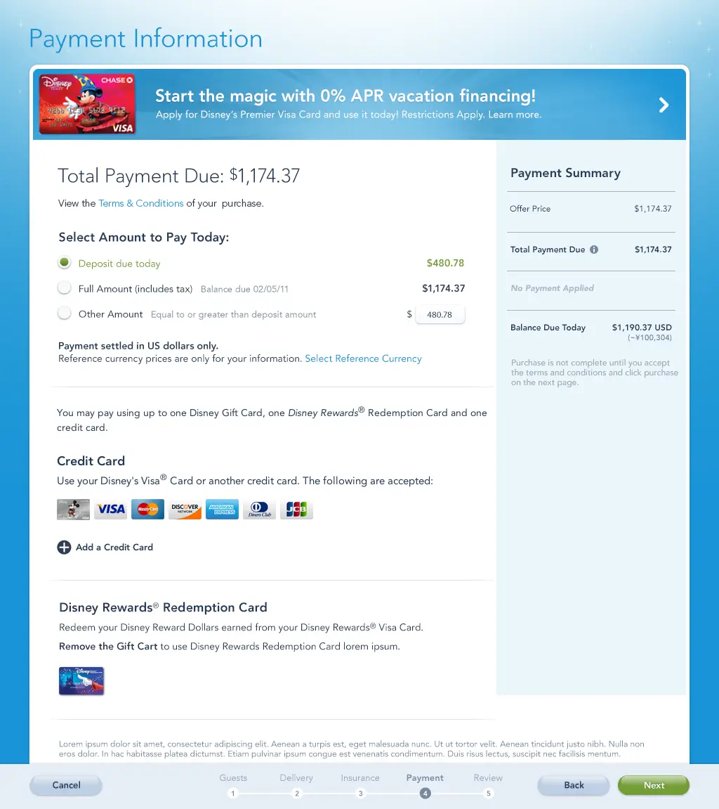 PEPCOM Orange Checkout 4of5 Payment CC Entered DG 05302012