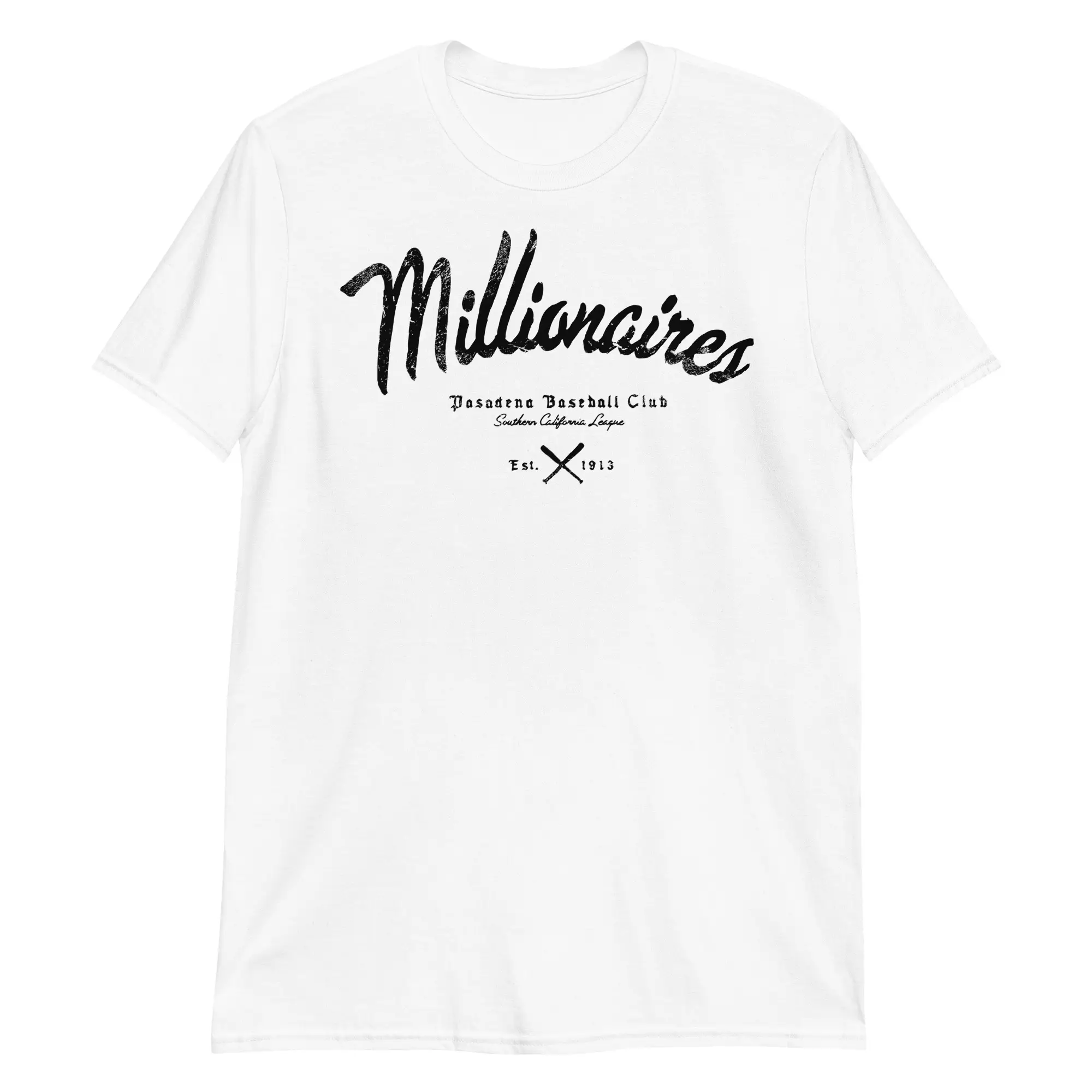 Millionaires Pasadena Baseball Club 1912 Short-Sleeve Unisex T-Shirt