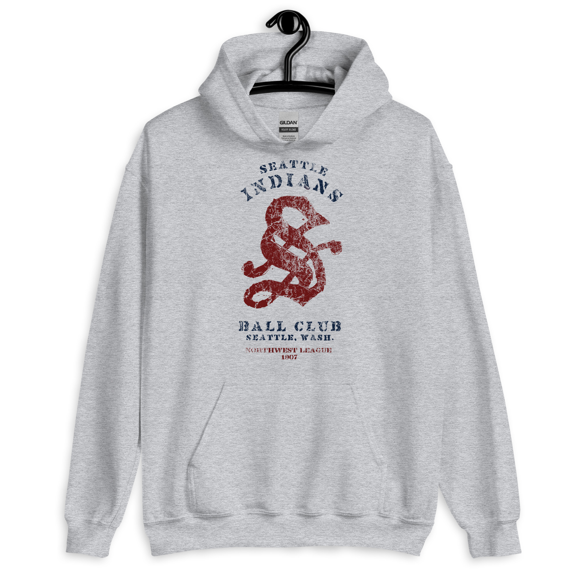 Seattle Indians Base Ball Club 1907 Unisex Hoodie